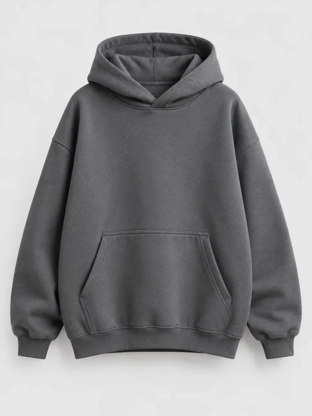 Heavyweight Pullover Hoodie in Slate gray